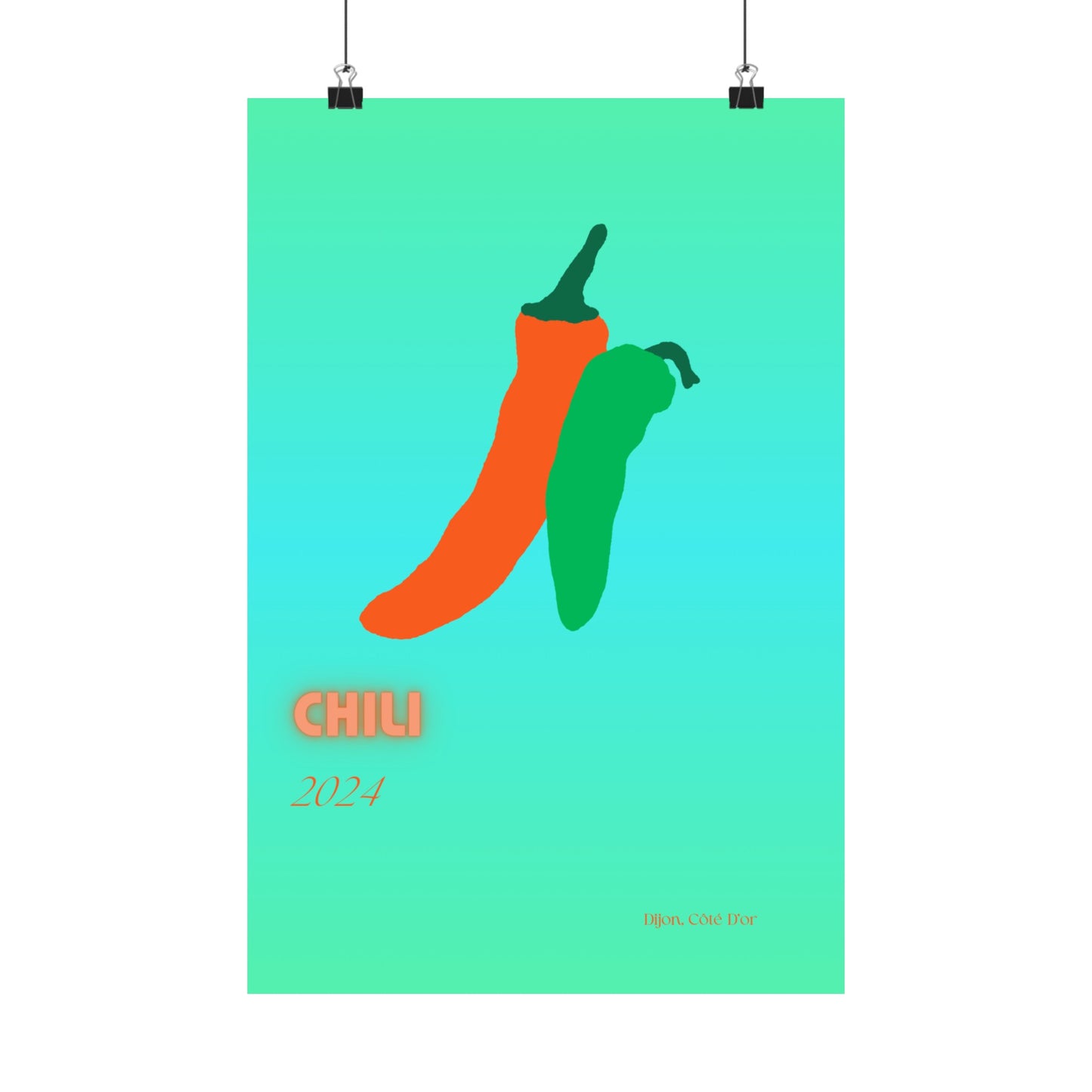 Chili Vertical Posters