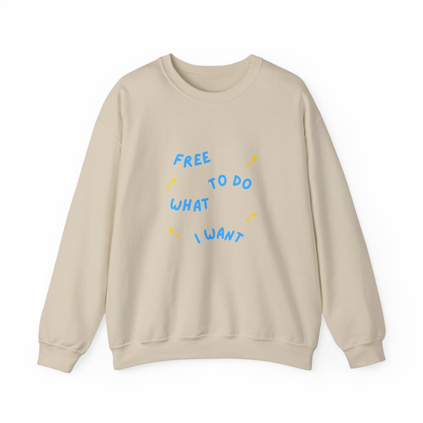 Free To Do What I Want Unisex Heavy Blend™ Crewneck Sweatshirt