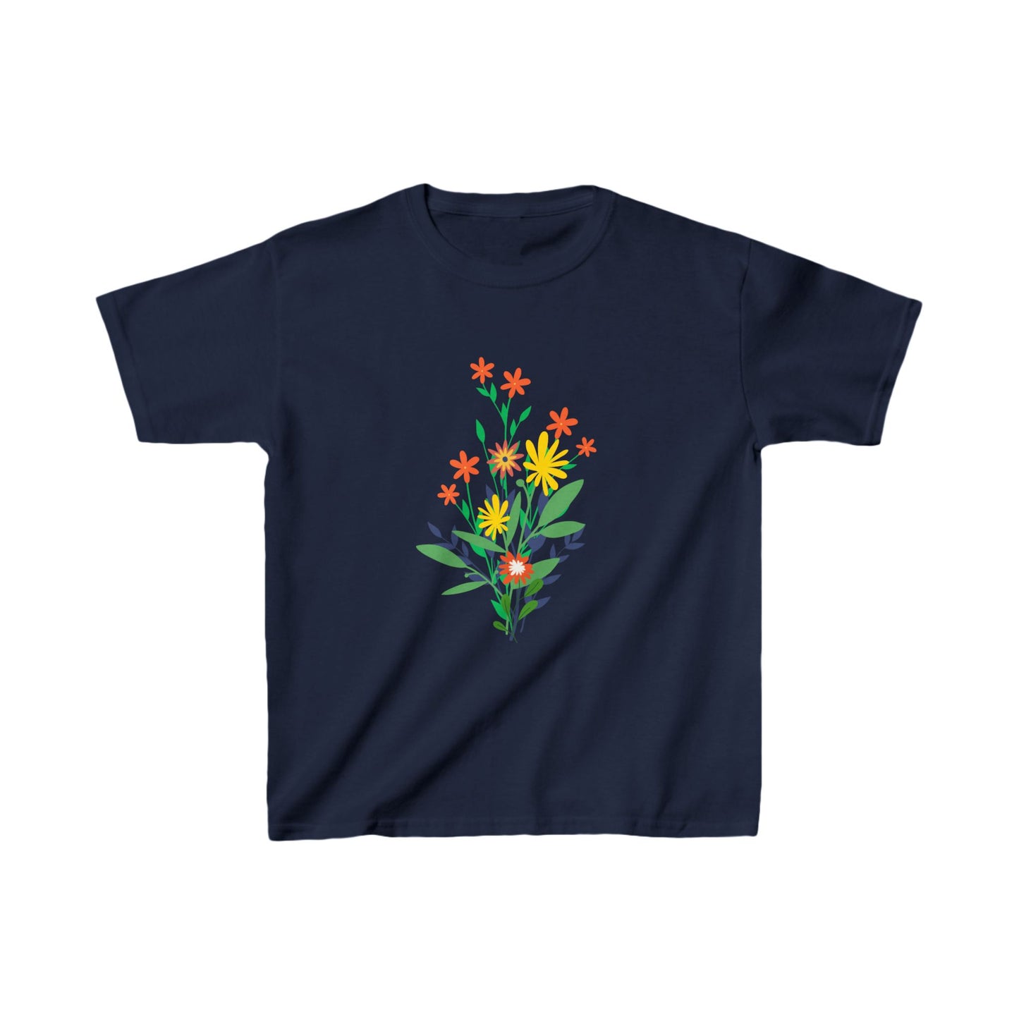 Summer Flowers Kids Heavy Cotton™ Tee EU