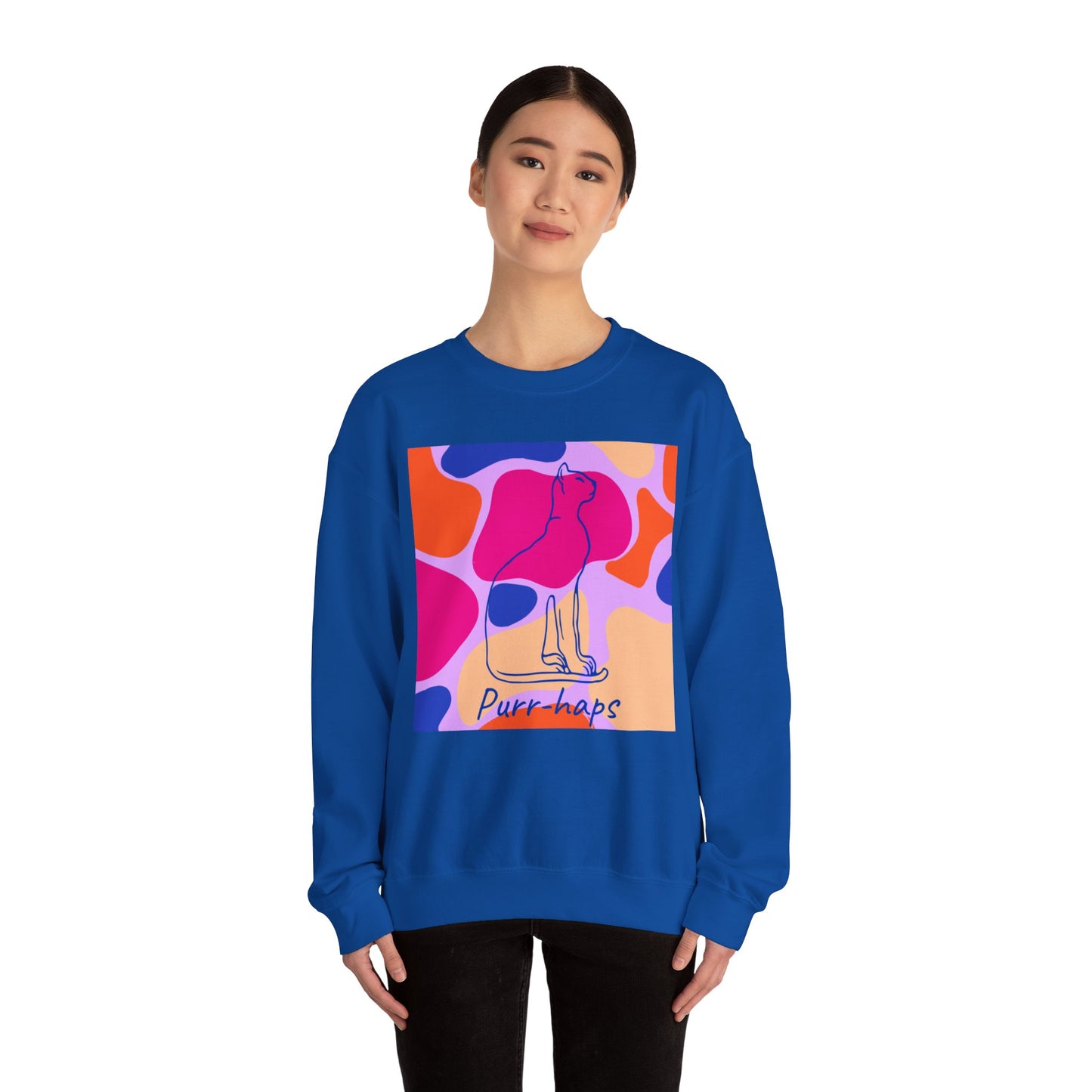 Purr-haps Unisex Heavy Blend™ Crewneck Sweatshirt