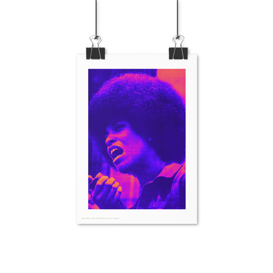 Angela Davis Black Panther Party Vertical Poster EU