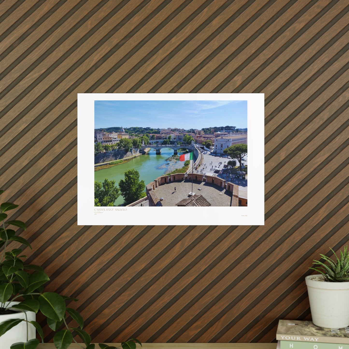 Castel Sant' Angelo Photograph Horizontal Posters EU