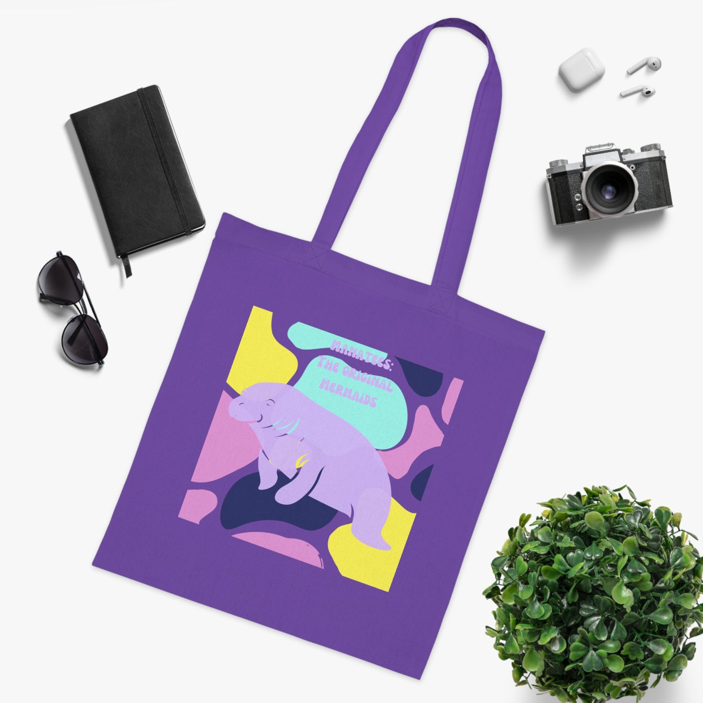 The Original Mermaid Manatee Tote Bag EU