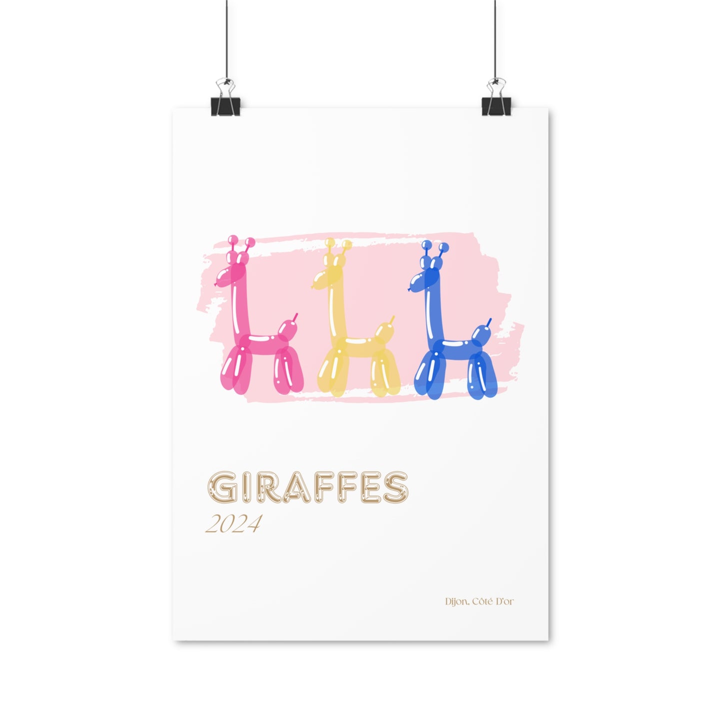 Giraffes Vertical Posters Eu