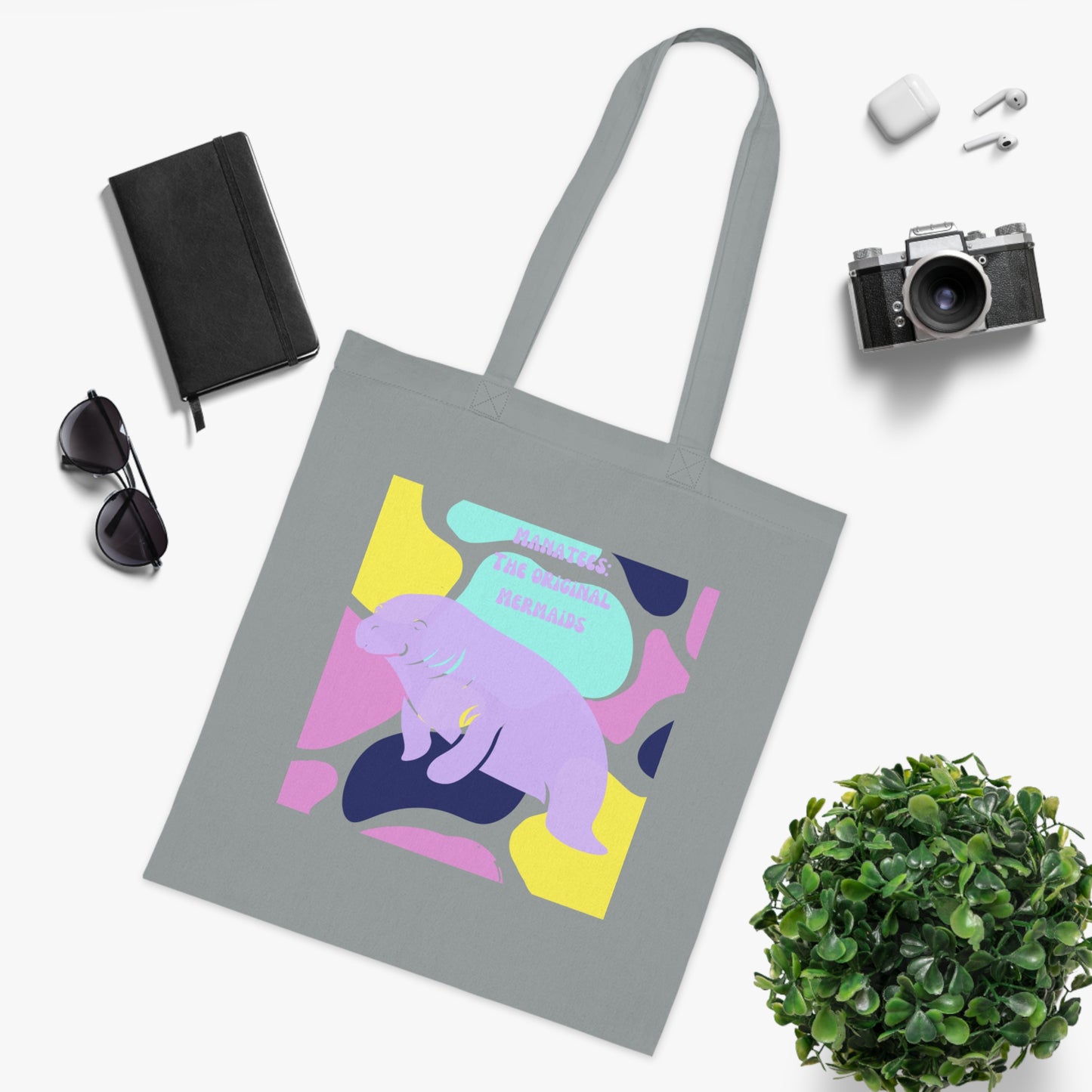 The Original Mermaid Manatee Tote Bag EU