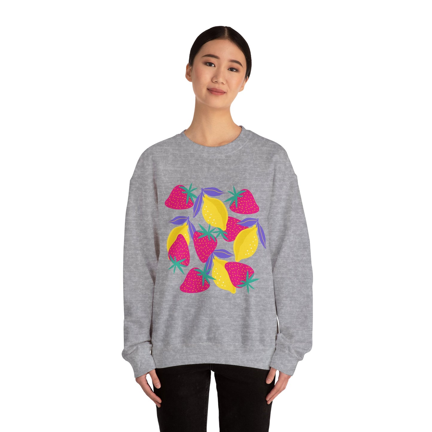 Lemons and Strawberries Unisex Heavy Blend™ Crewneck Sweatshirt