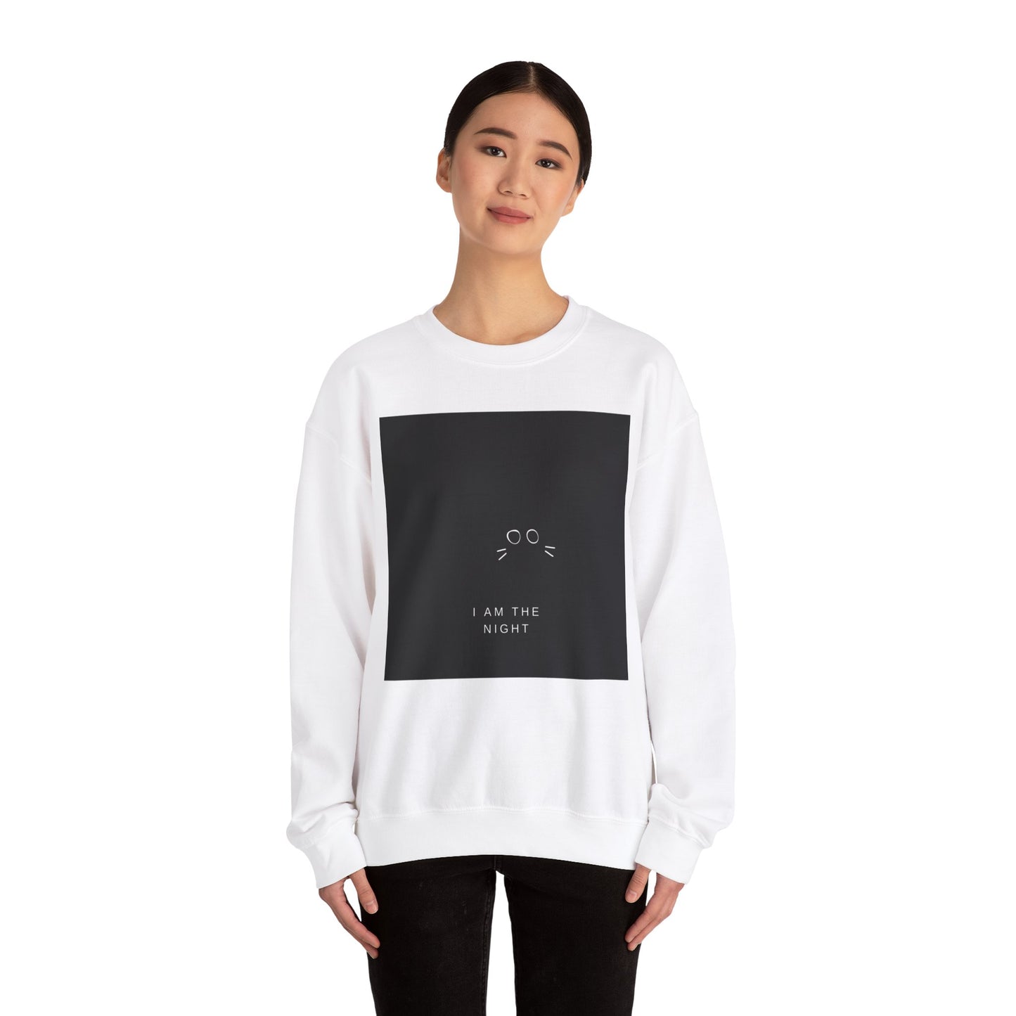 Black Cat Unisex Heavy Blend™ Crewneck Sweatshirt