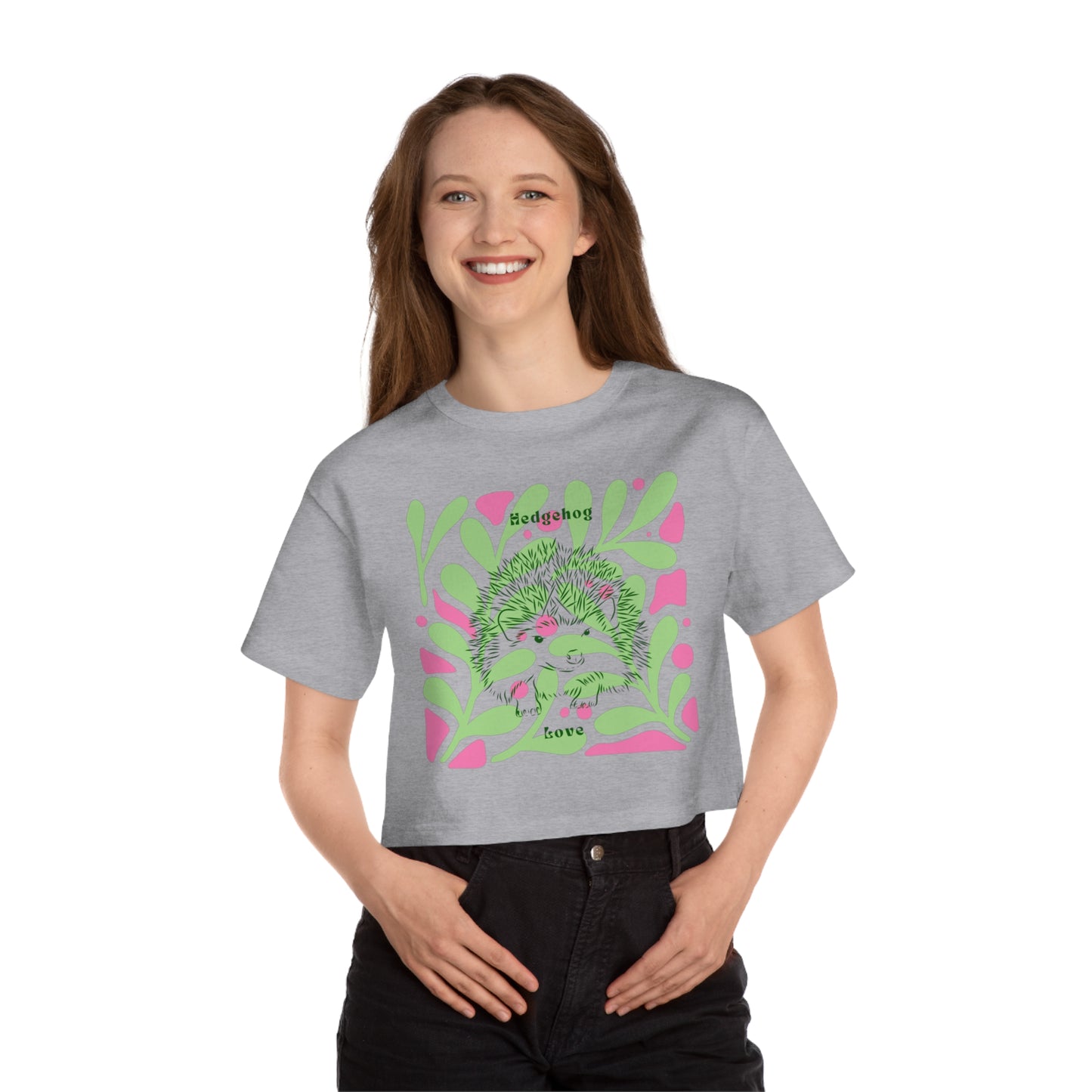 Hedgehog Love Champion Women's Heritage Cropped T-Shirt