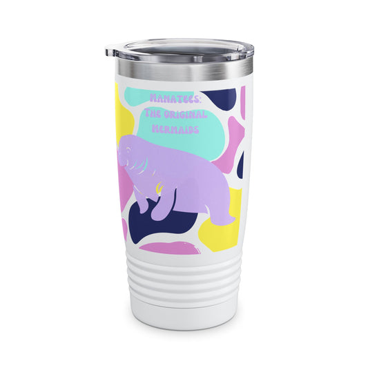 The Original Mermaid Manatee Ringneck Tumbler, 20oz