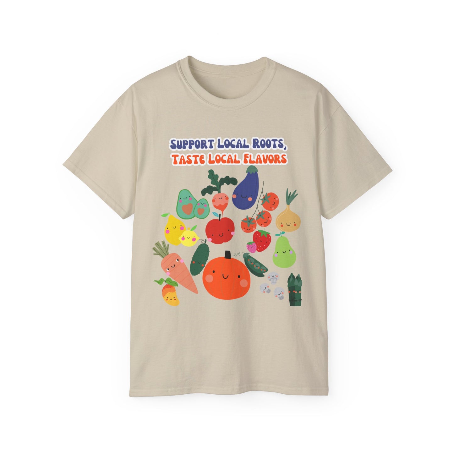 Local Roots Local Flavors Unisex Ultra Cotton Tee