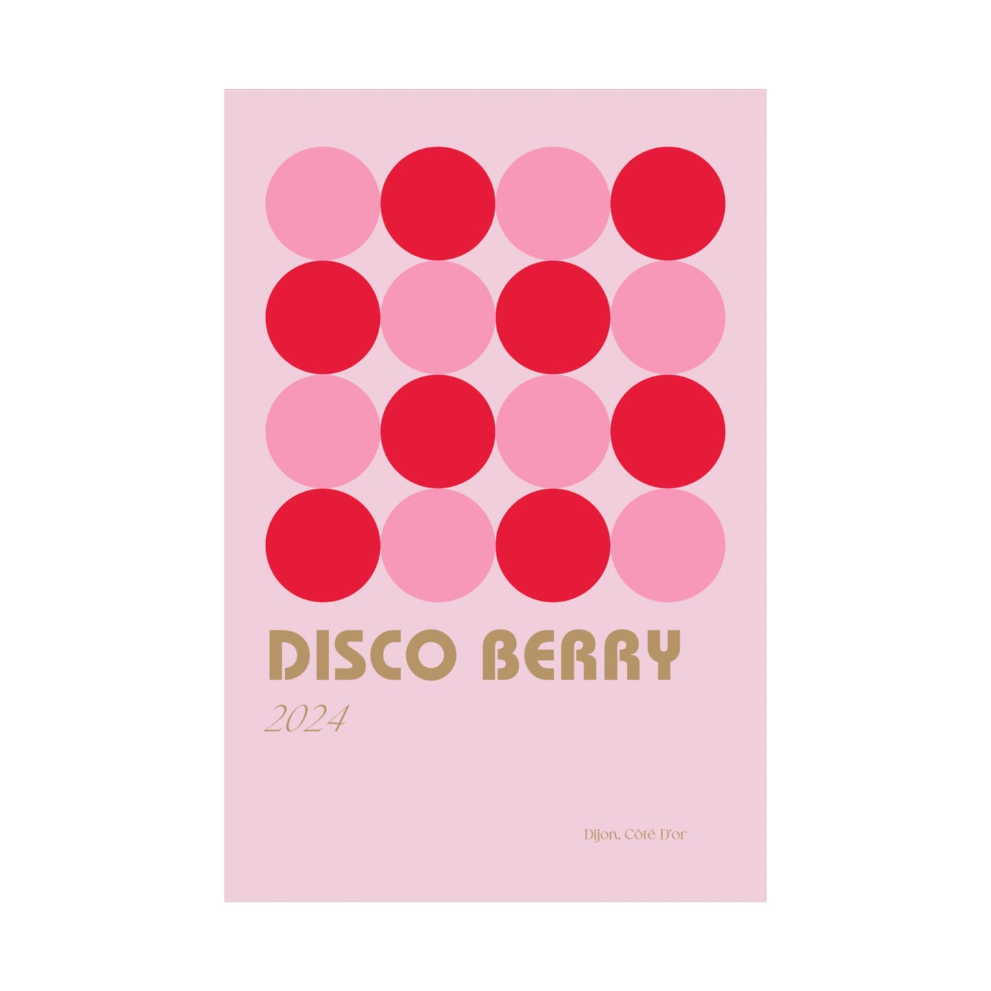 Disco Berry Vertical Posters