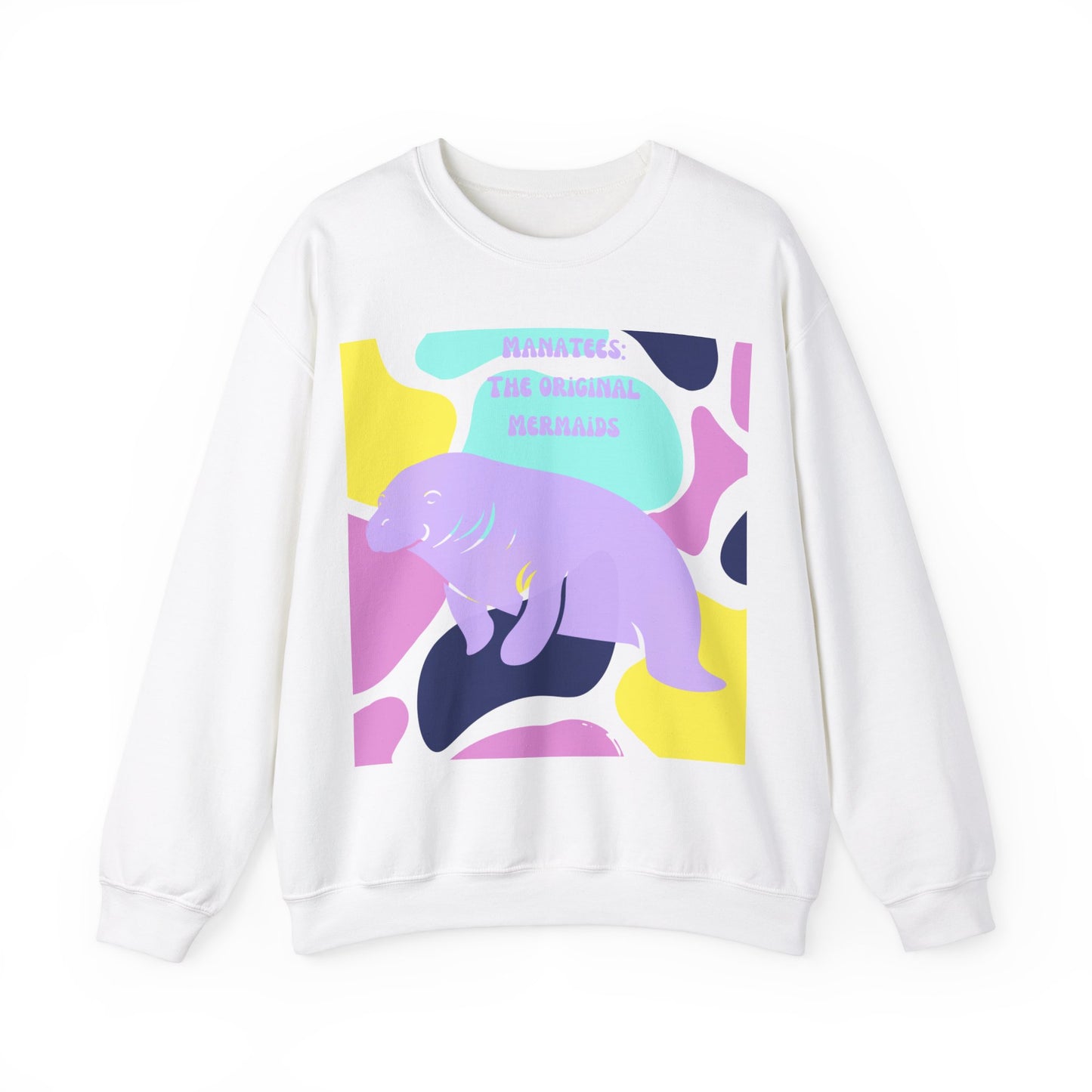 The Original Mermaid Manatee Unisex Heavy Blend™ Crewneck Sweatshirt EU