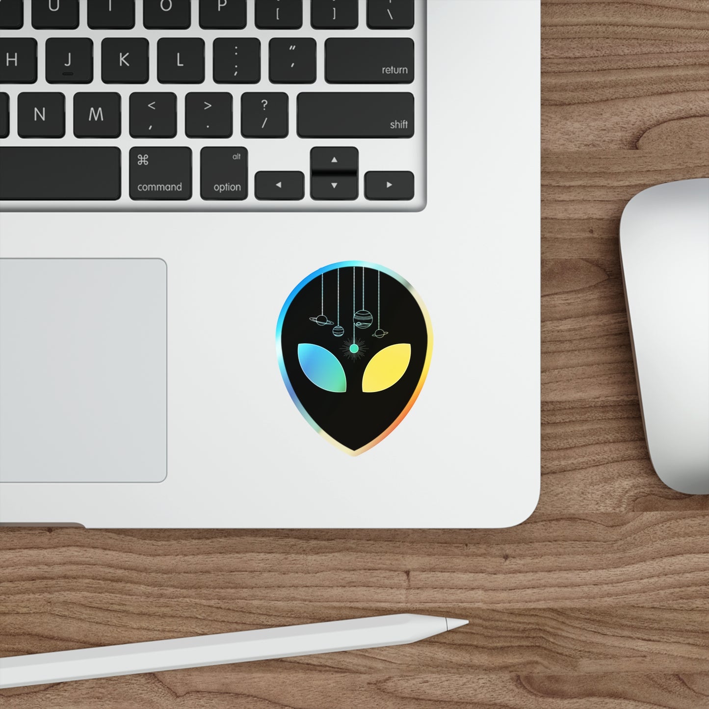 Alien Universe Holographic Die-cut Stickers