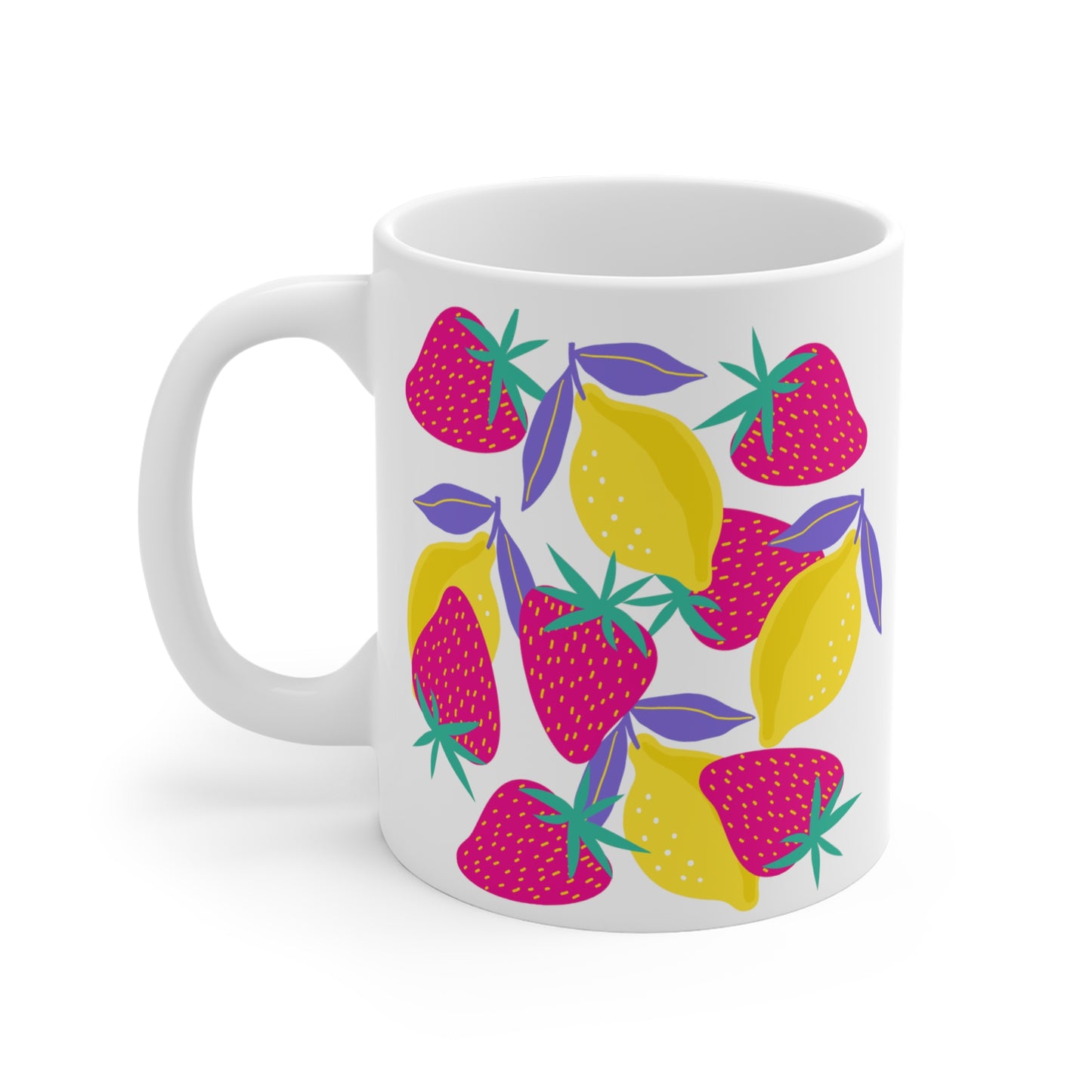 Lemons & Strawberries Mug 11oz EU