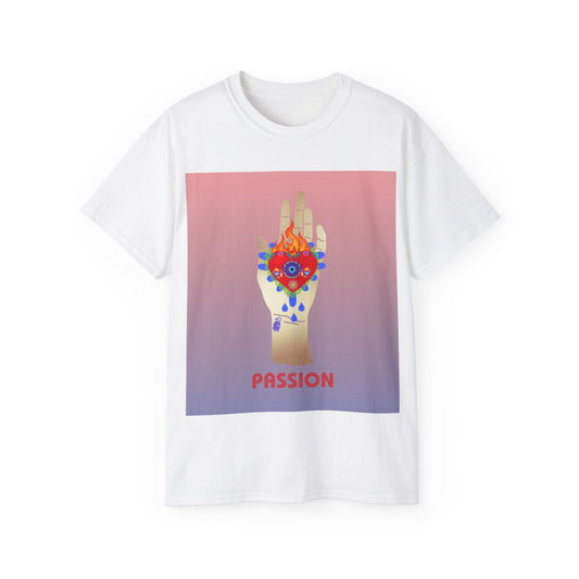 Passions Burning Heart Illustration Ultra Cotton Tee