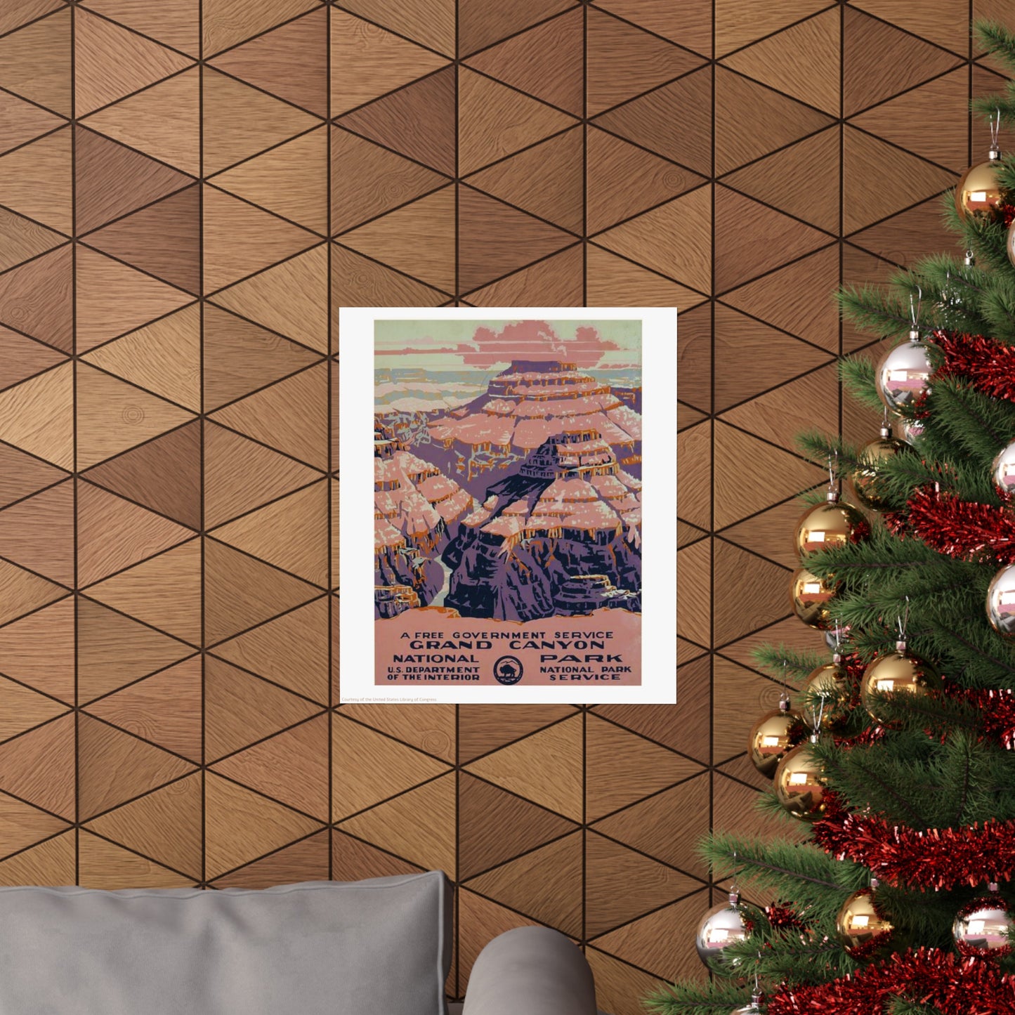 The Grand Canyon Illustration Vertical Poster