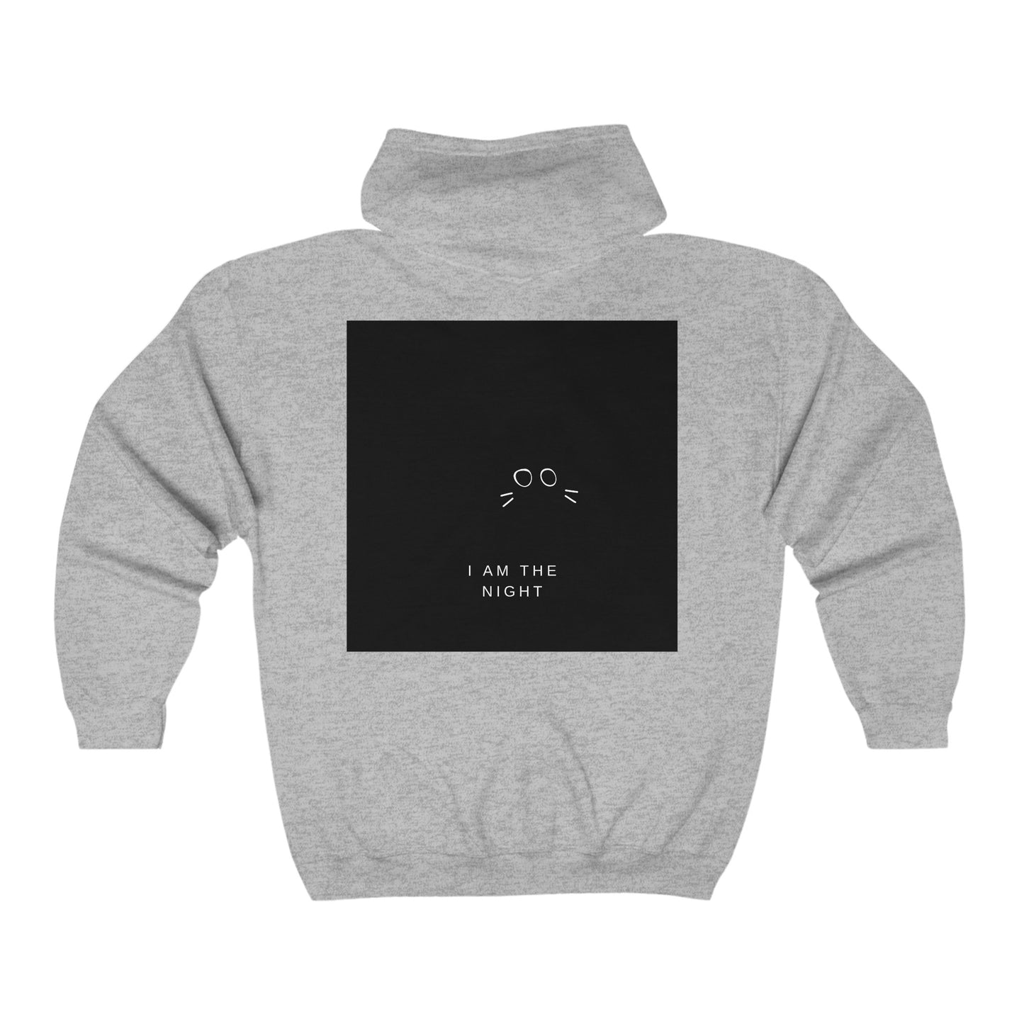 Black Cat Unisex Heavy Blend™ Full Zip Hooded Sweatshirt