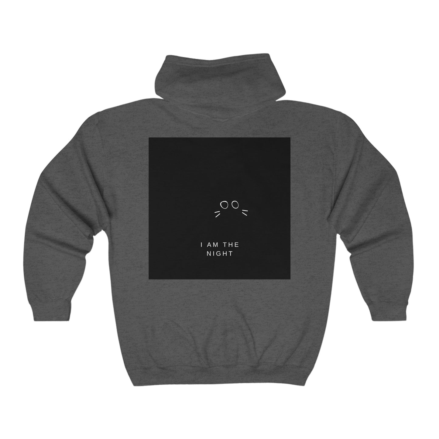 Black Cat Unisex Heavy Blend™ Full Zip Hooded Sweatshirt