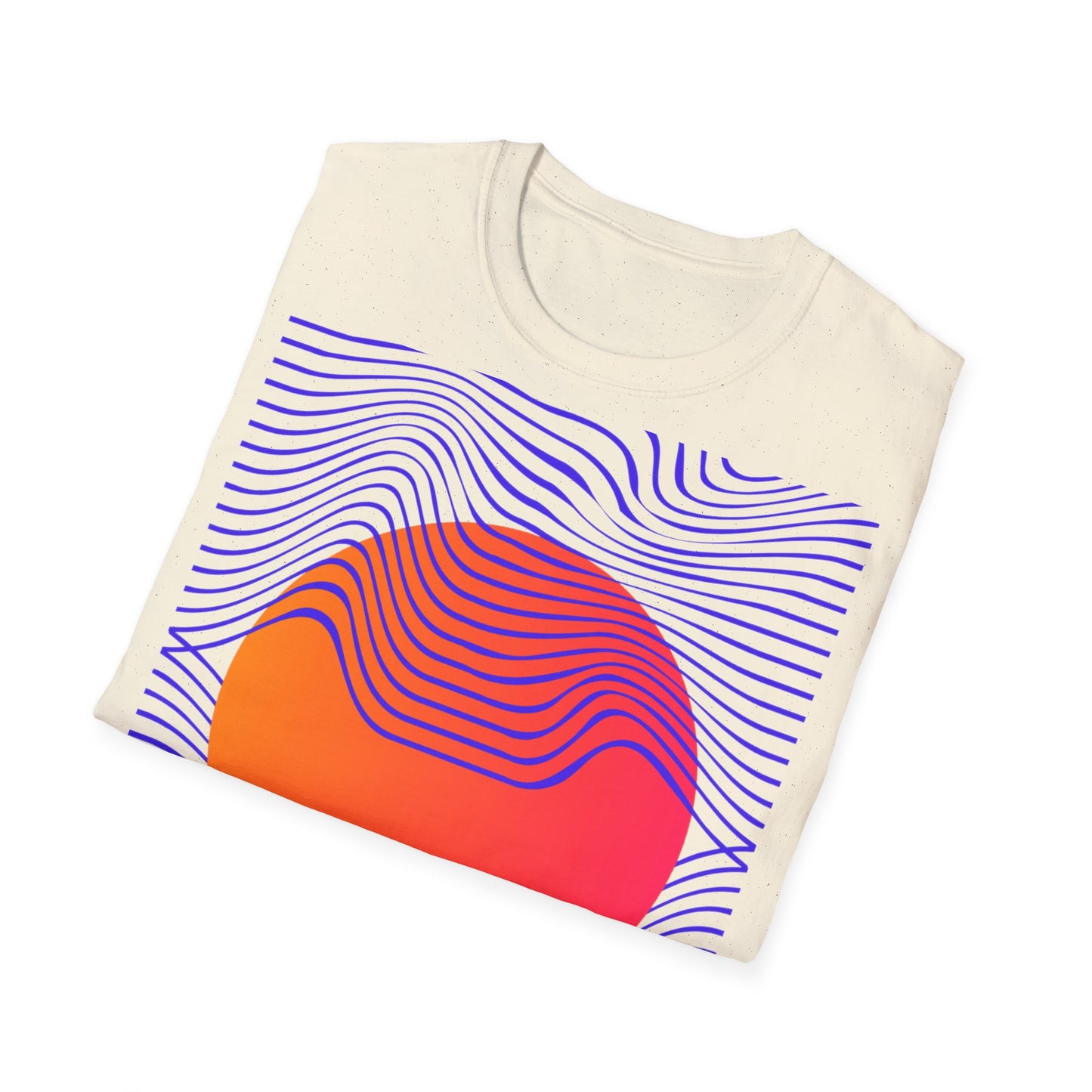 Camiseta unisex Waves Softstyle de la UE