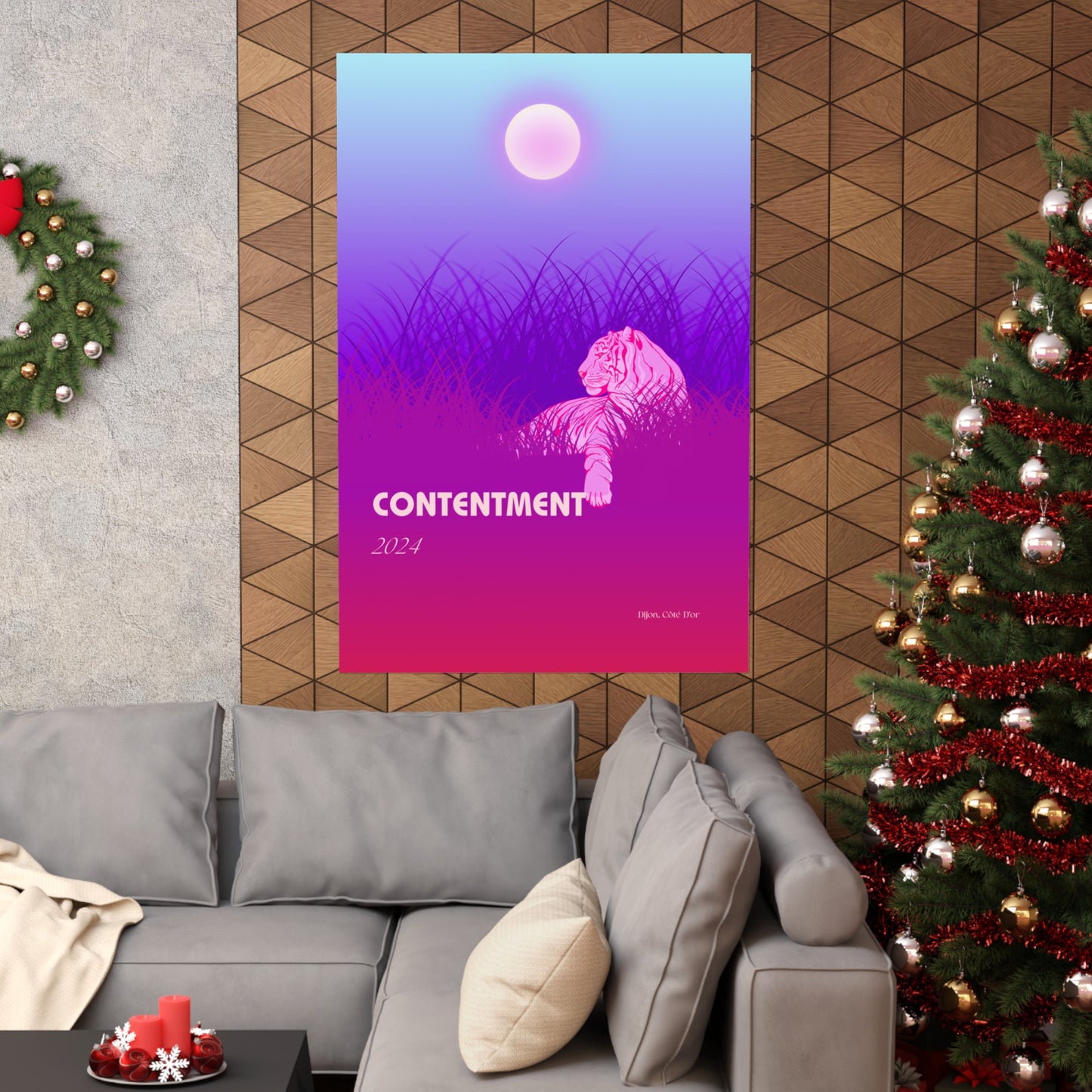 Contentment Vertical Posters