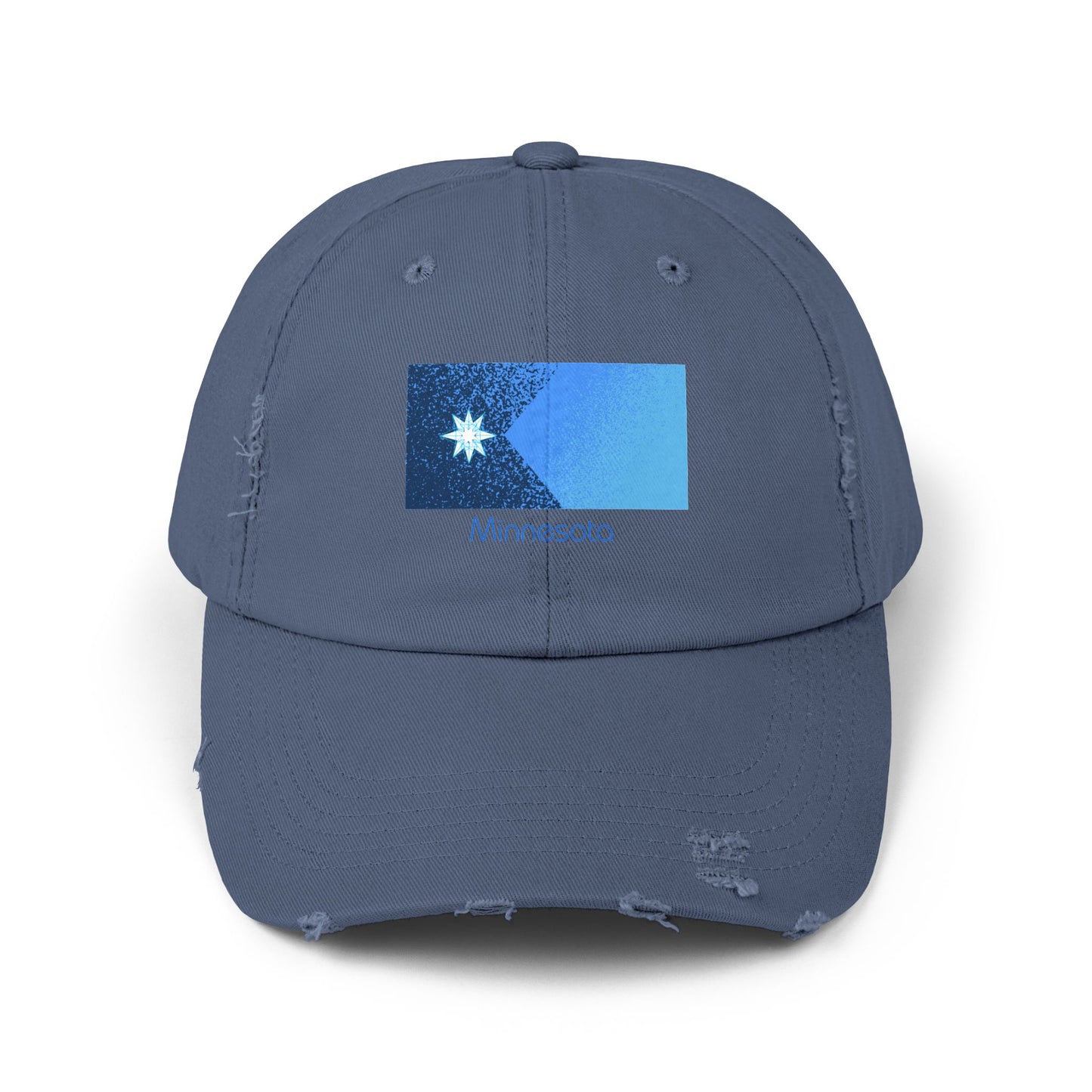 Modern Minnesota Unisex Distressed Cap