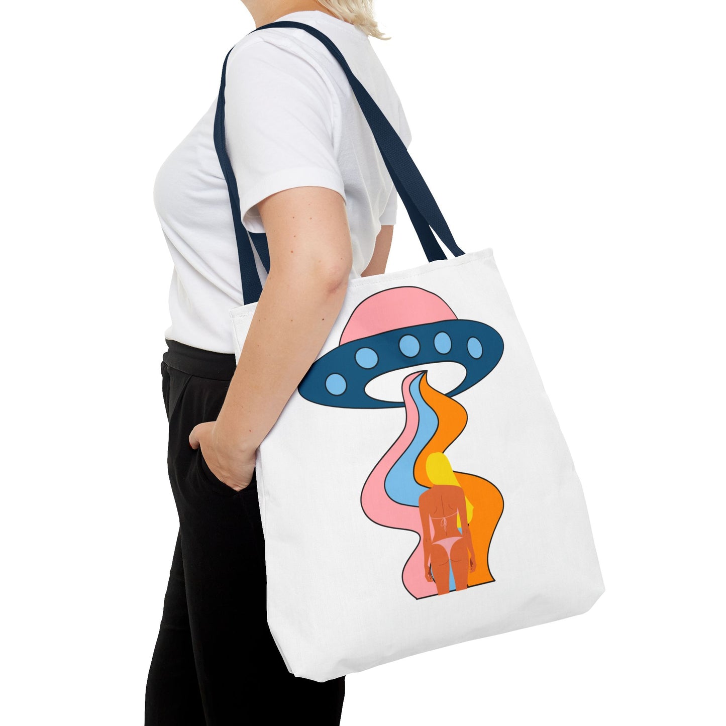 Bikini Abduction Tote Bag