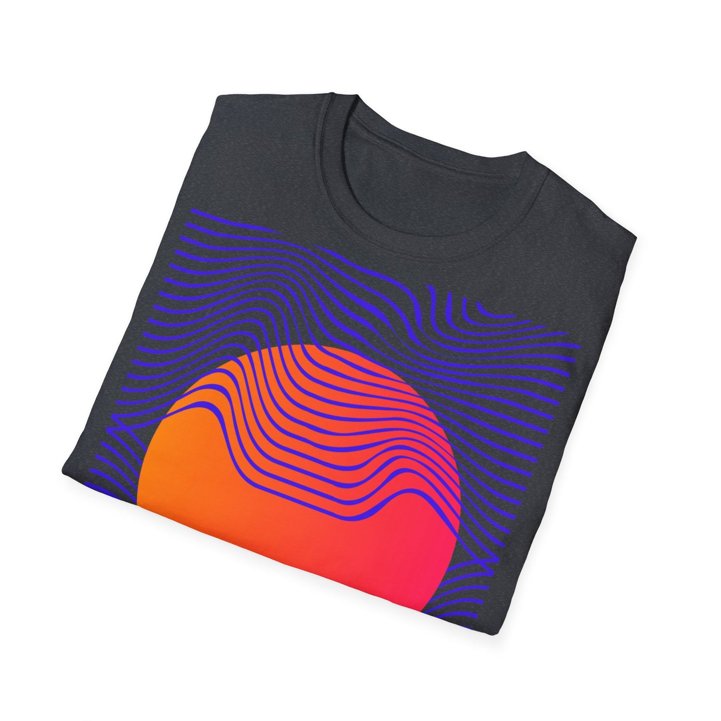 Camiseta unisex Waves Softstyle de la UE