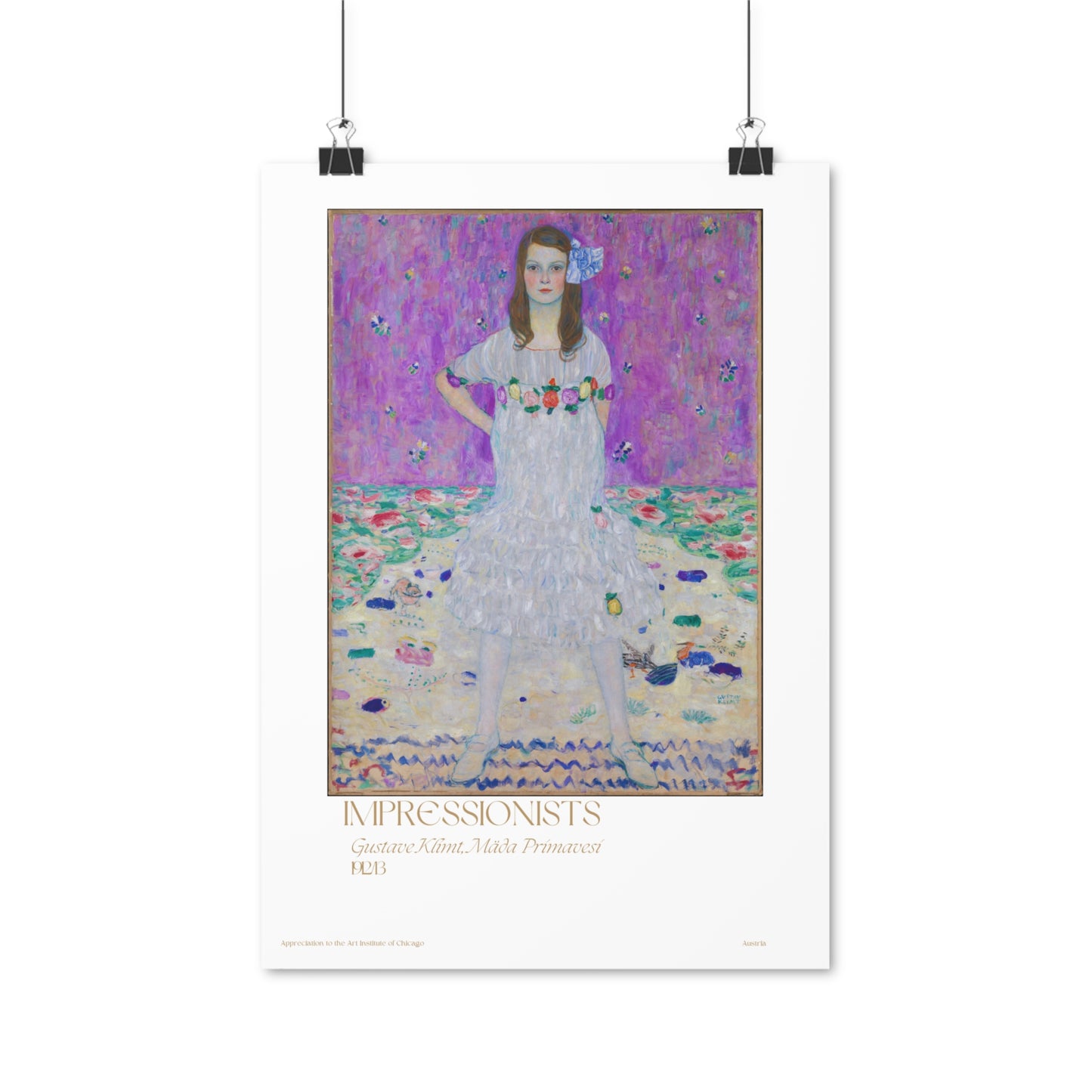 Gustave Klimt, Mäda Primavesi 1923/13 Vertical Poster EU