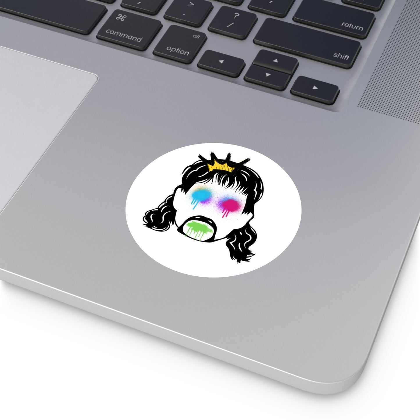 Mullet Tagg Round Indoor/Outdoor Stickers