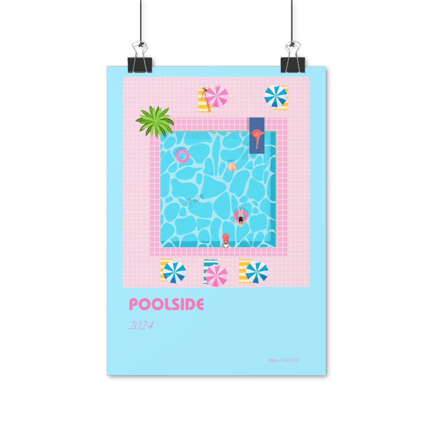 Poolside Vertical Posters EU