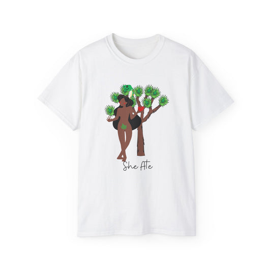 Camiseta unisex de algodón ultra fino Eve She Ate 