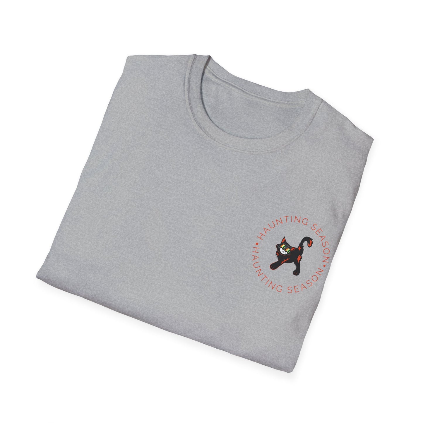 Camiseta unisex de estilo suave Haunting Kitty