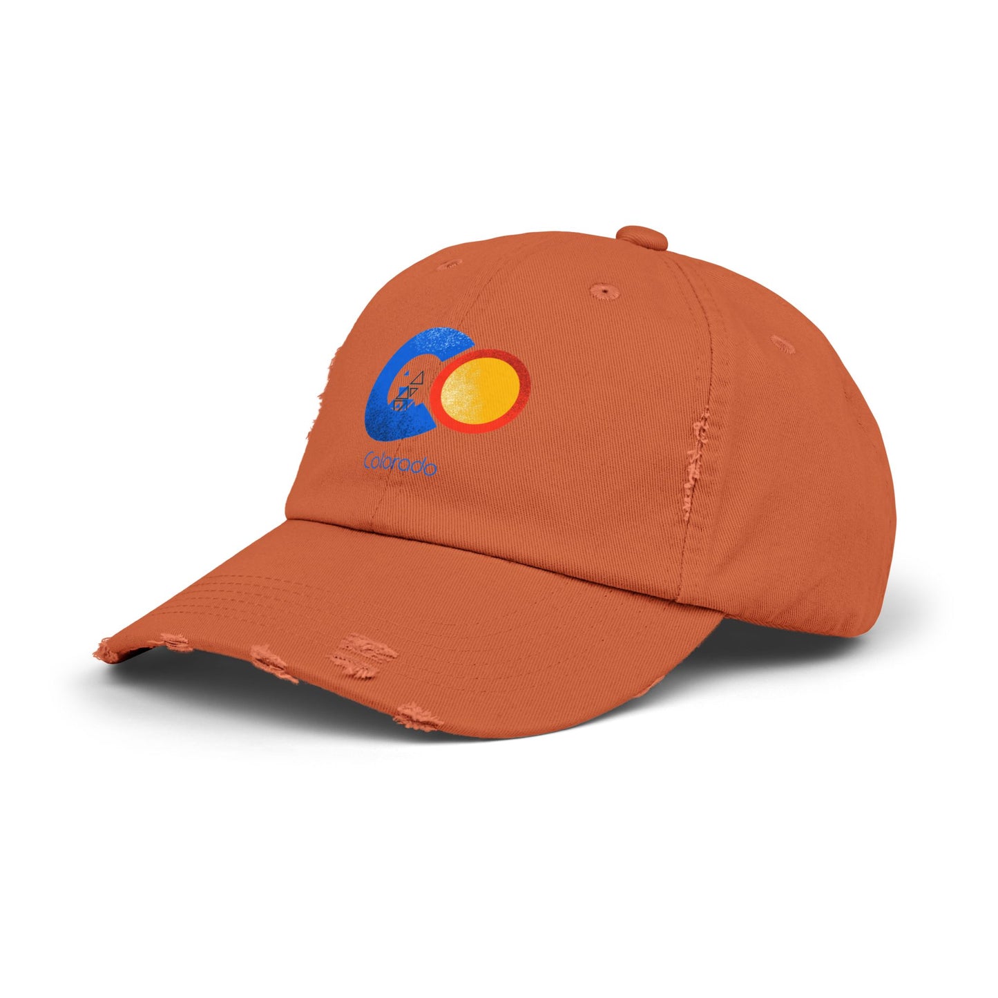 Modern Colorado Unisex Distressed Cap