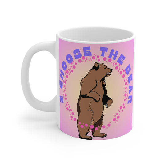 Elige la taza del oso de 11 oz 