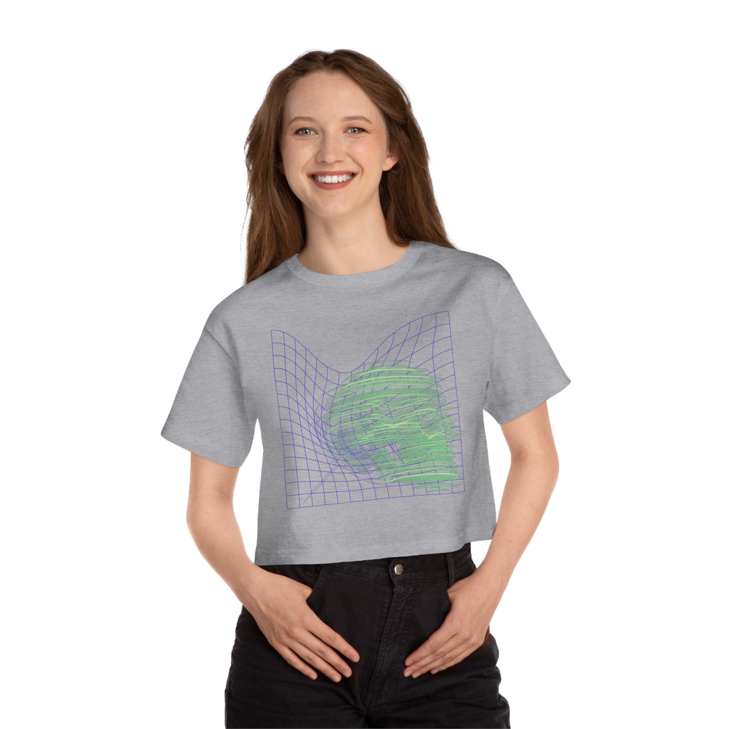 Time and Space Champion Women's Heritage Cropped T-Shirt