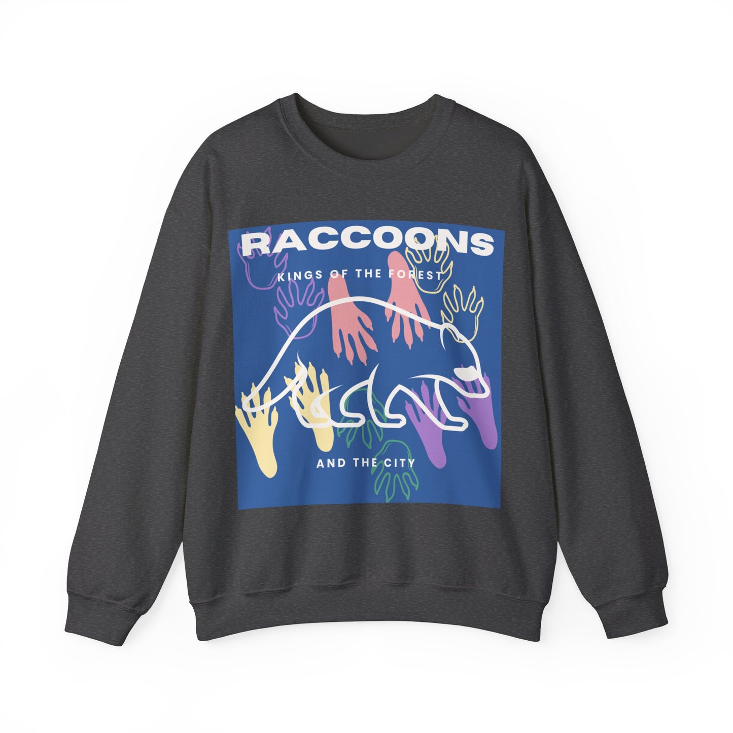 Kings of City Forest Raccoons Unisex Heavy Blend™ Crewneck Sweatshirt EU