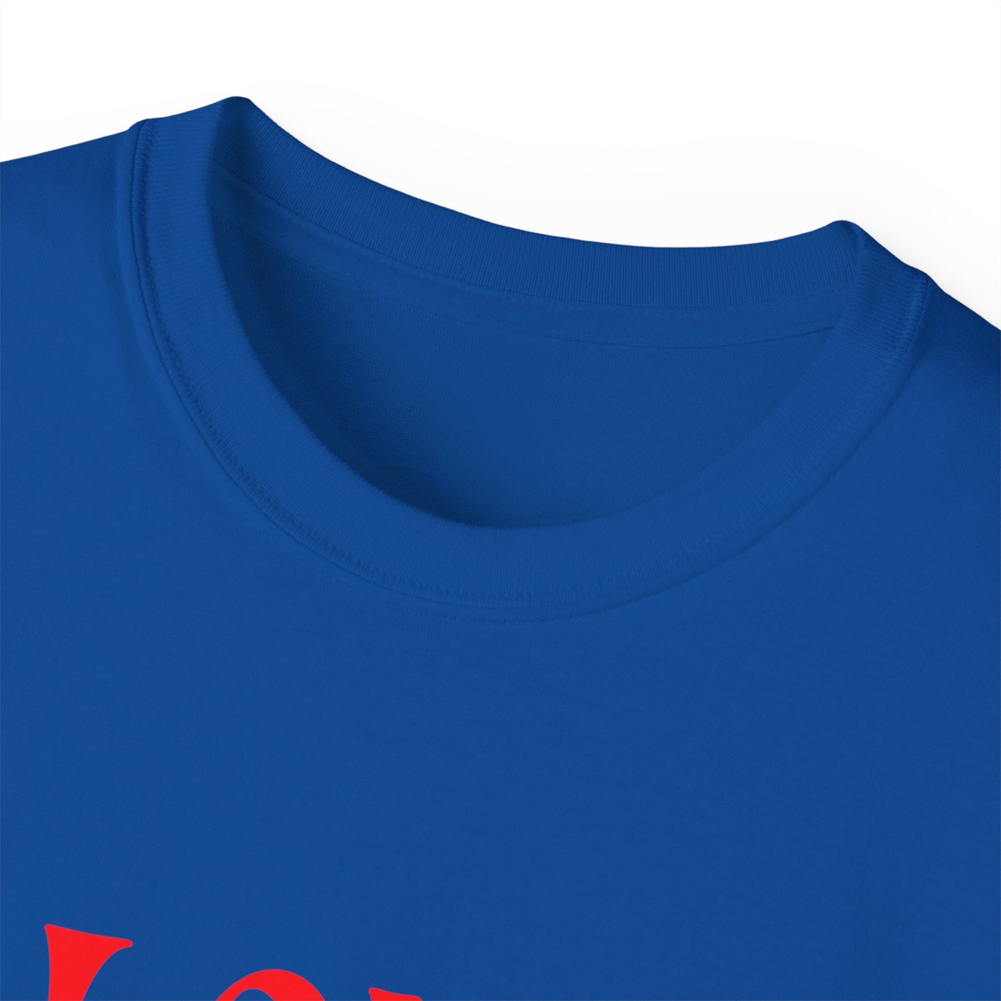 Camiseta unisex de algodón ultra fino Love Love Love