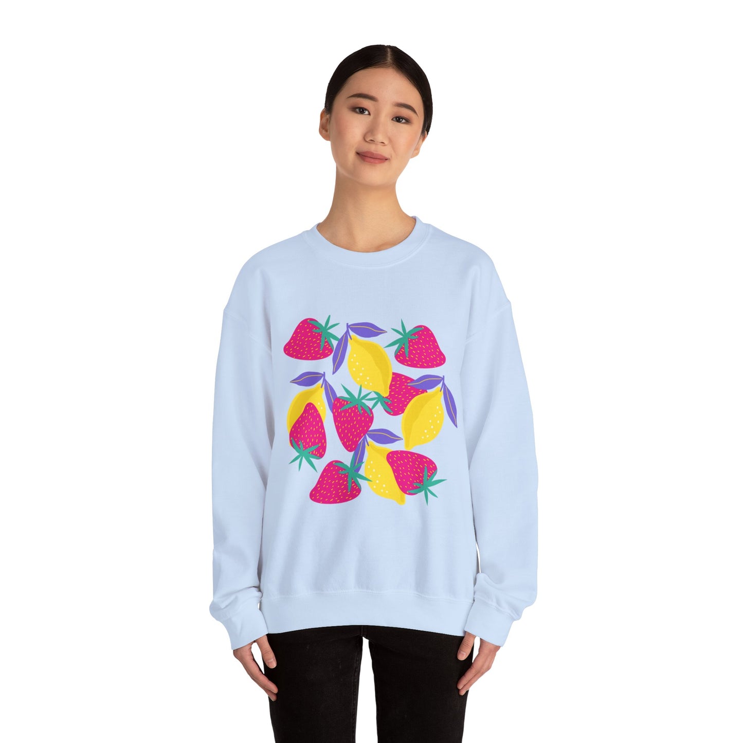 Lemons and Strawberries Unisex Heavy Blend™ Crewneck Sweatshirt