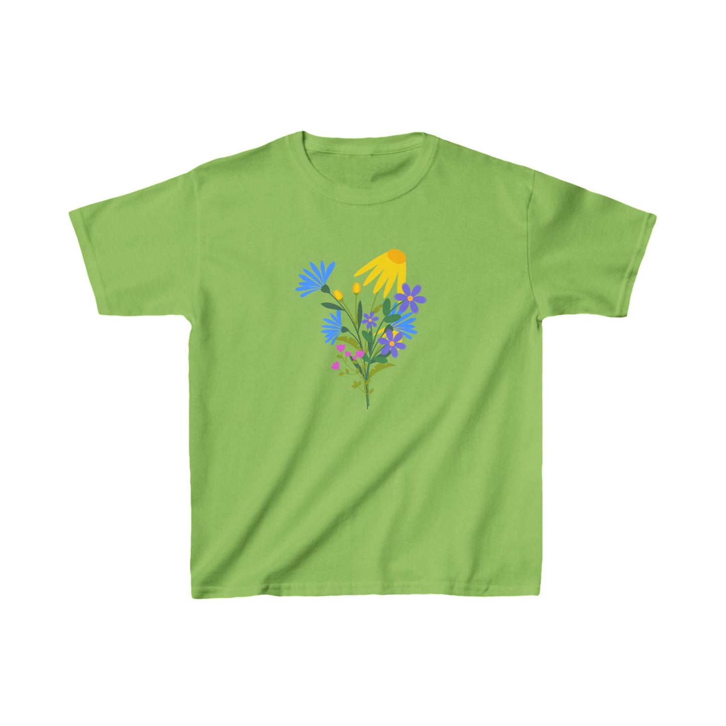 Spring Flowers Kids Heavy Cotton™ Tee