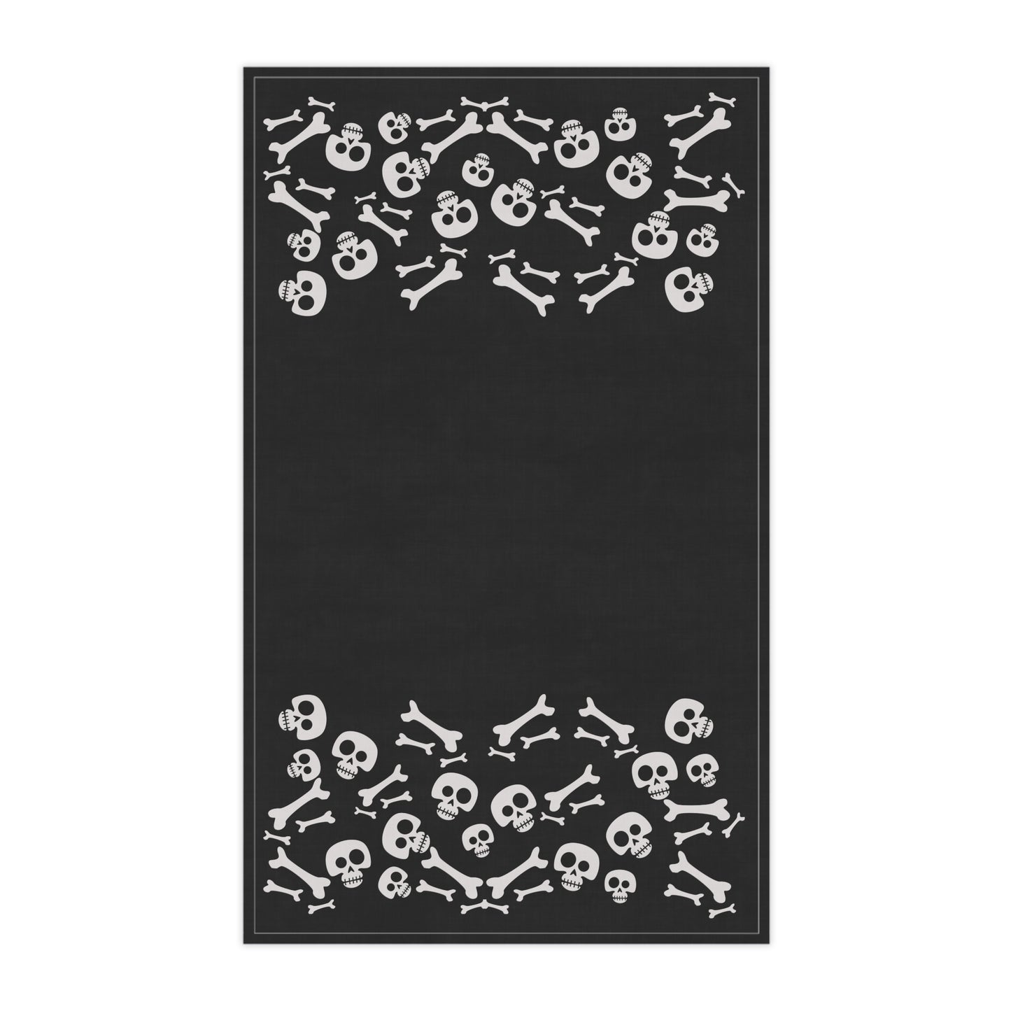 Skull and Bones  Black Towels cotton