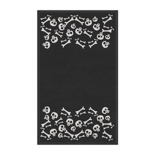 Skull and Bones  Black Towels cotton