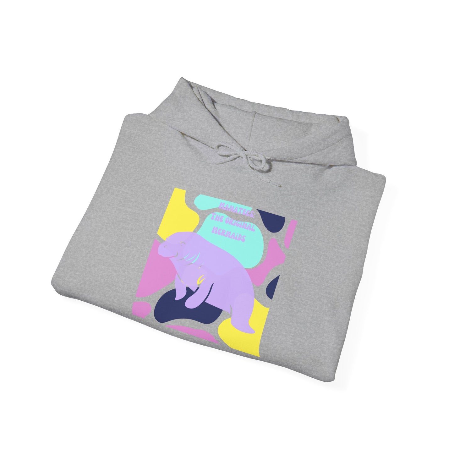 Sudadera con capucha unisex de mezcla pesada The Original Mermaid Manatee