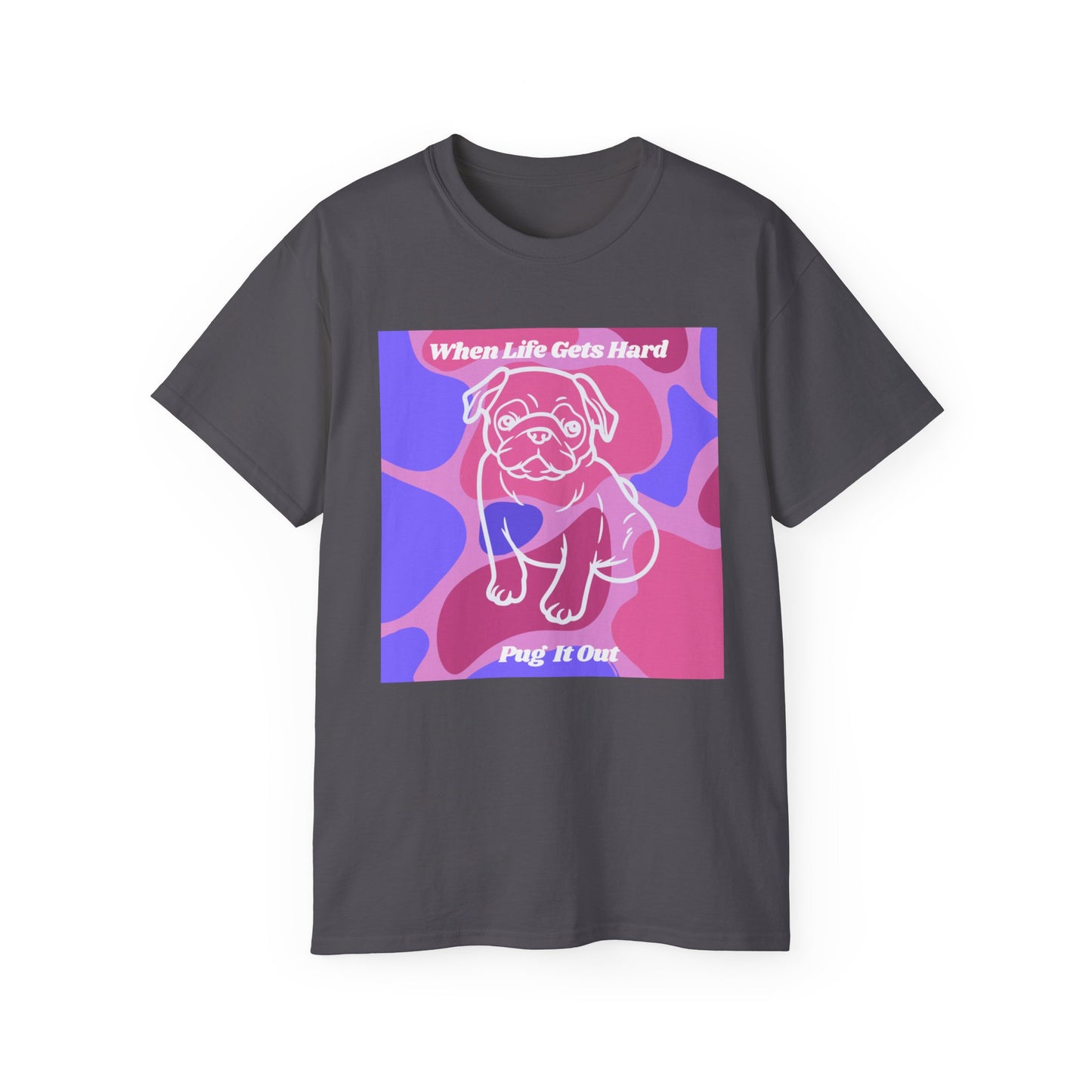 Charming Pug Unisex Ultra Cotton Tee