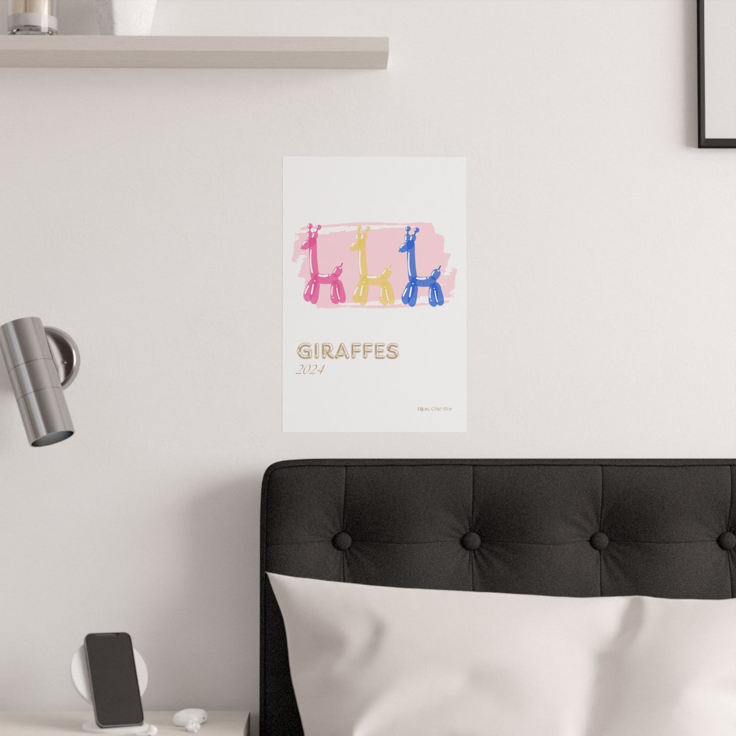 Giraffes Satin Posters (210gsm)