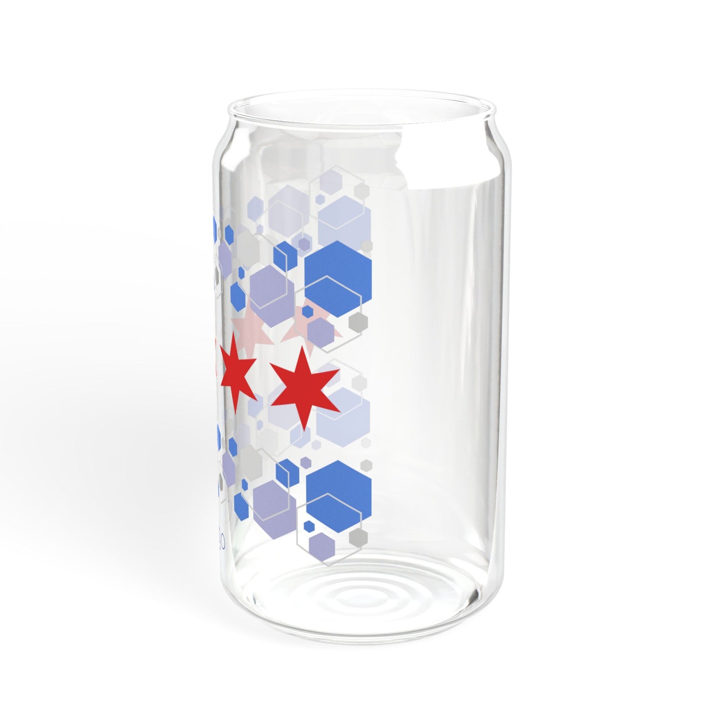 Modern Chicago Sipper Glass, 16oz