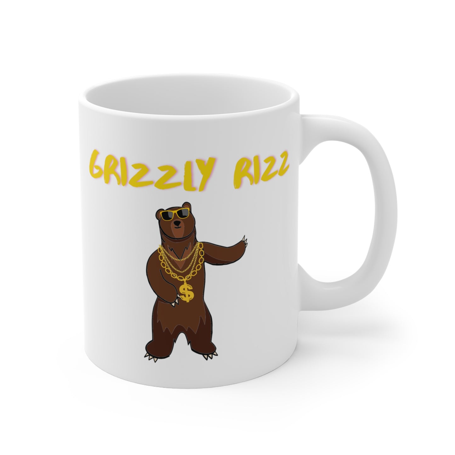 Grizzly Rizz Bear Mug 11oz