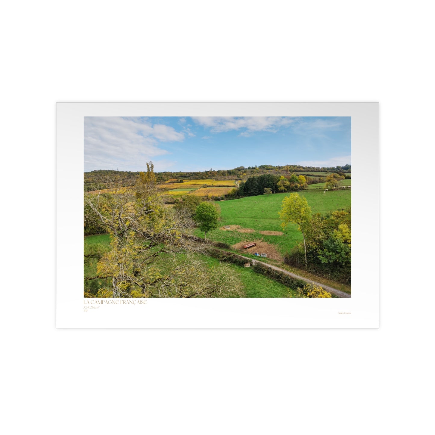 La Campagne Française Matte Photograph Horizontal Posters EU