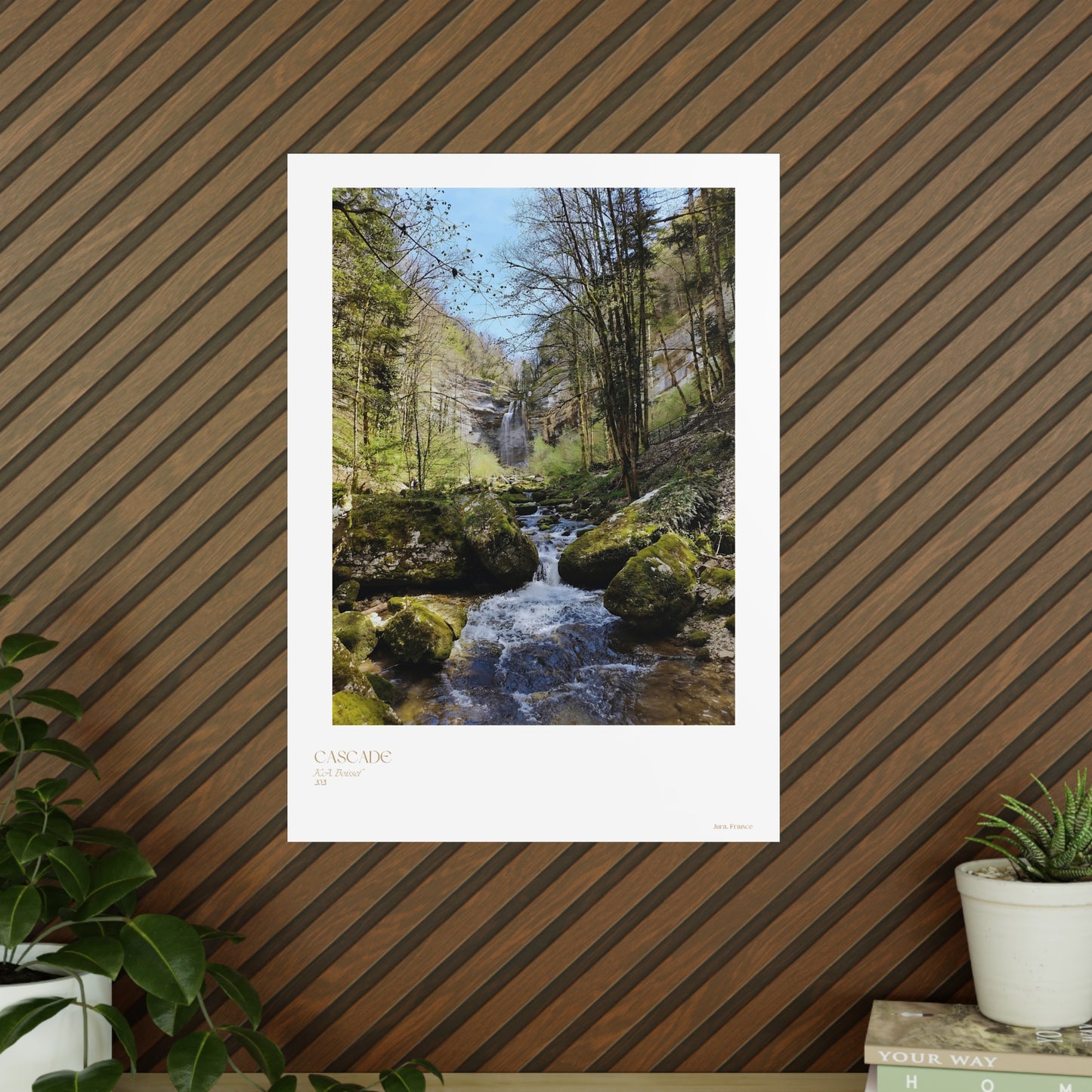 Cascade Photograph Vertical Posters EU