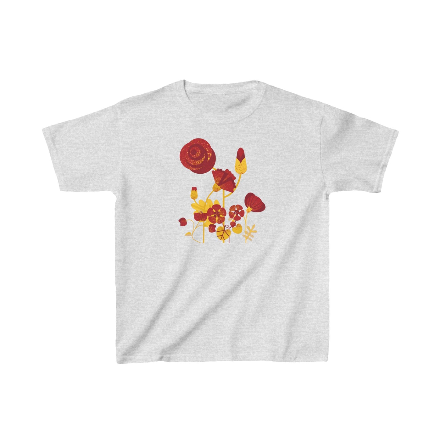 Retro Flowers Kids Heavy Cotton™ Tee