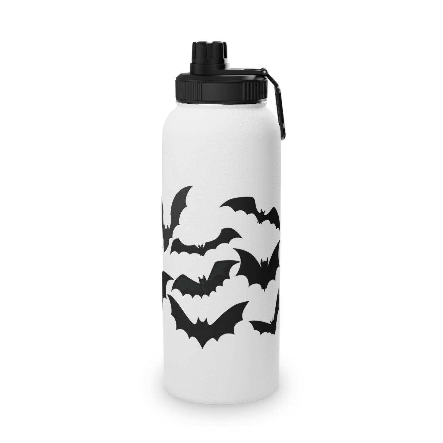 I Love Bats Steel Water Bottle, Standard Lid EU